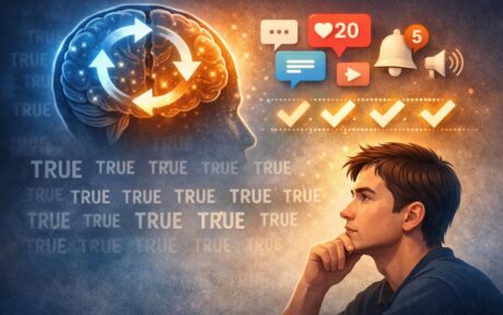 human brain responding to repeated information